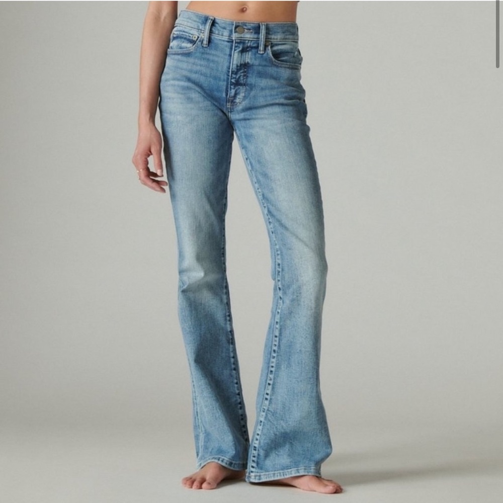 Lucky Brand Jeans Stevie High Rise Flare 6 28